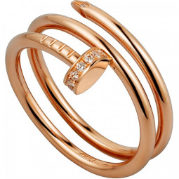Золотое кольцо в стиле Cartier Juste Un Clou 02 red 310068