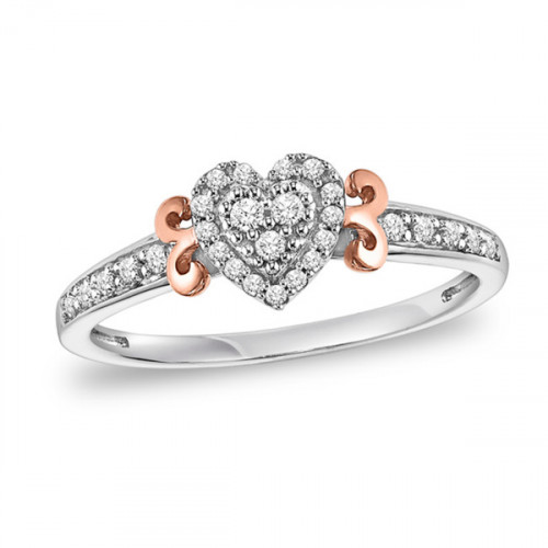 Ексклюзивна жіноча каблучка Diamond Heart 180053