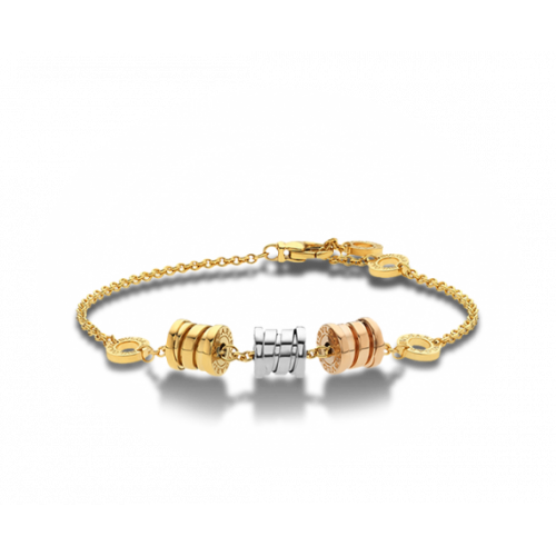 Женский золотой браслет в стиле Bvgari b.Zero one yellow 302